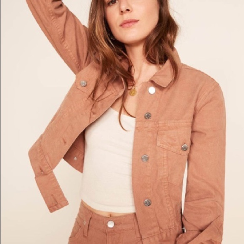 Ford Jacket by Reformation in Nutmeg - Picture 1 of 2